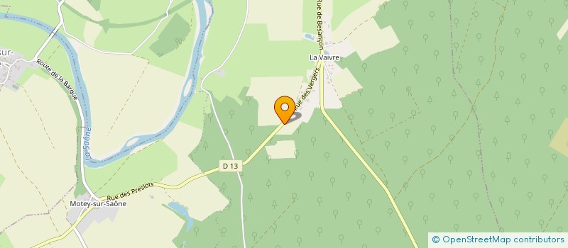 localisation de l'entreprise L'ABREUVOIR  SEVEUX-MOTEY