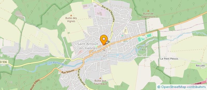 localisation de l'entreprise L'ABREUVOIR SARL à SAINT-ARNOULT-EN-YVELINES