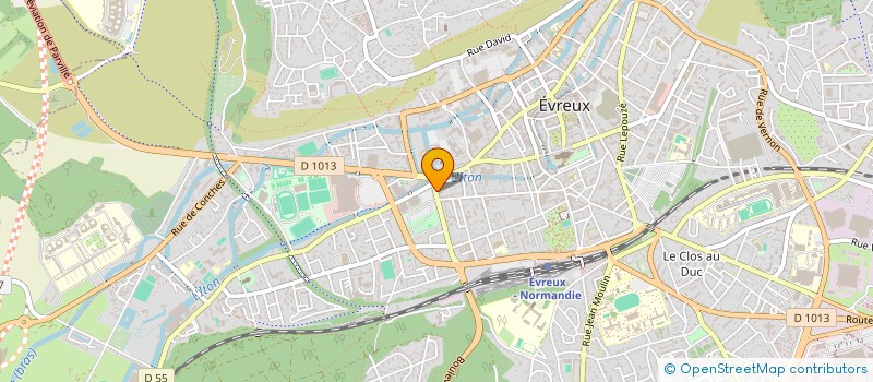 localisation de l'entreprise L'ABRI à EVREUX