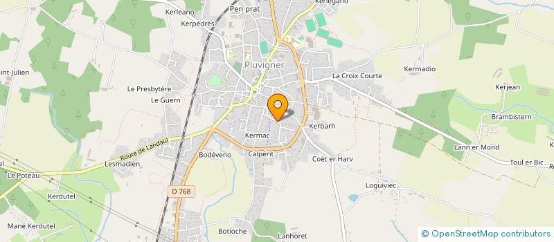 localisation de l'entreprise L'ABRI COTIER  PLUVIGNER