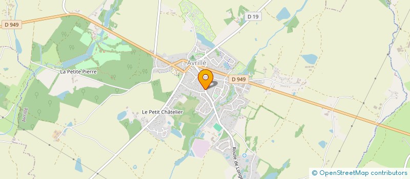 localisation de l'entreprise L'ABRI COTIER  AVRILLE