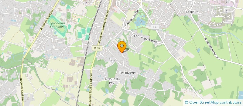 localisation de l'entreprise L'ABRI COUTHIER à CHALLANS