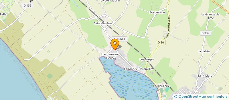 localisation de l'entreprise L'ABRI DES POMMIERS  PORT-BAIL-SUR-MER