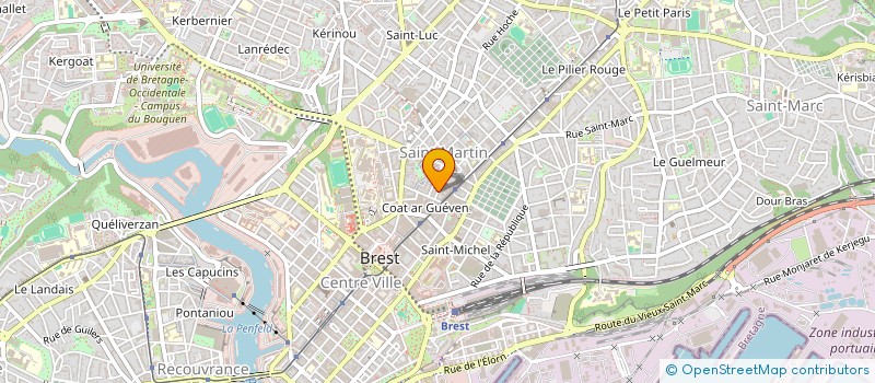 localisation de l'entreprise L'ABRI DU BATEAU  BREST