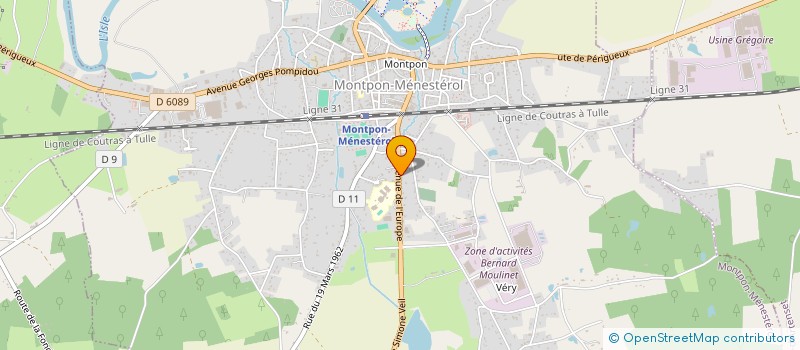 localisation de l'entreprise L'ABRI DU BONHEUR  MONTPON-MENESTEROL