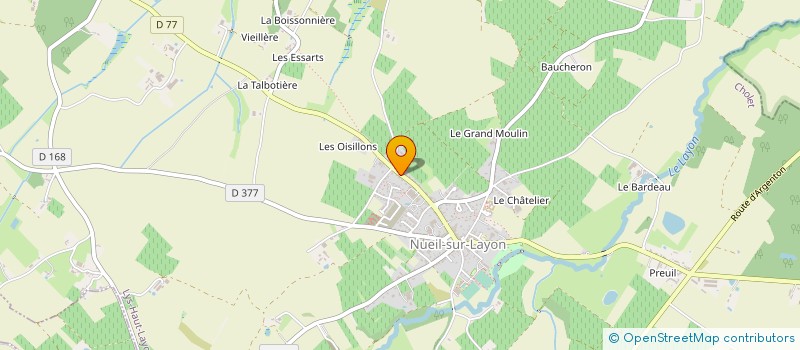 localisation de l'entreprise L'ABRI DU MARIN à LYS-HAUT-LAYON