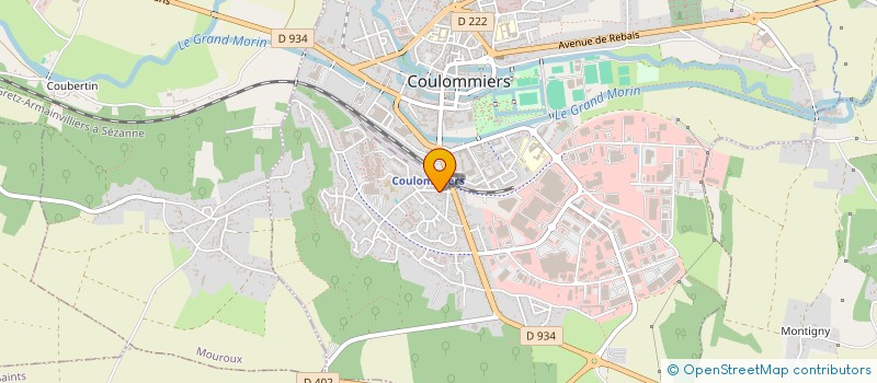 localisation de l'entreprise L'ABRI SOUS ROCHE à COULOMMIERS