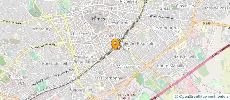 localisation de l'entreprise L'ABRIBUS  NIMES