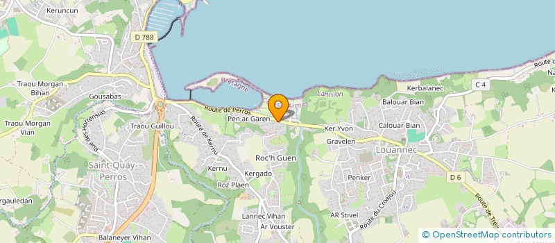 localisation de l'entreprise L'ABRICOTIER  LOUANNEC