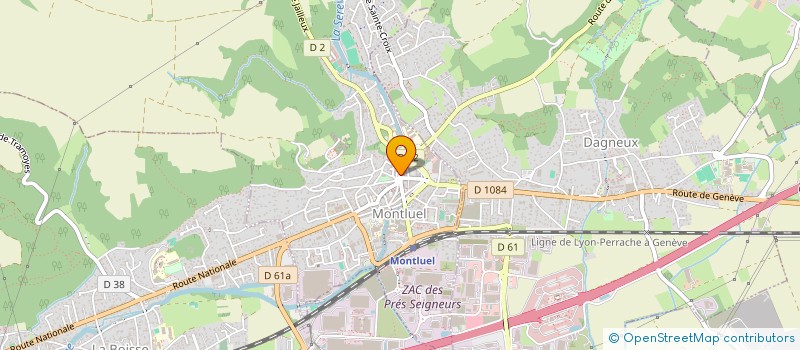 localisation de l'entreprise L'ABRICOTIERE à MONTLUEL