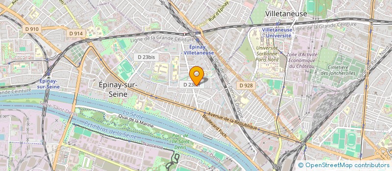 localisation de l'entreprise L'ABRIT à EPINAY-SUR-SEINE