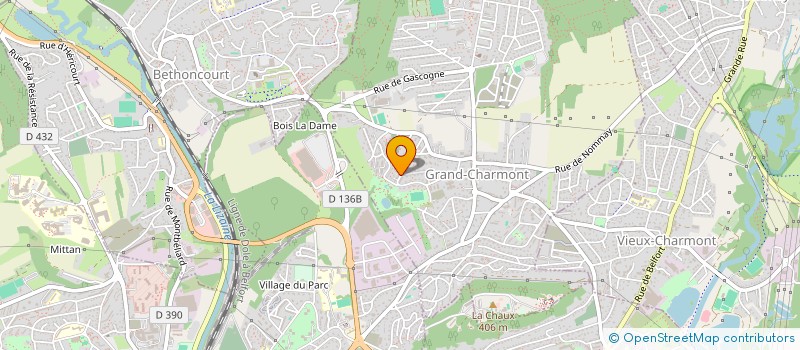 localisation de l'entreprise L'ABSOLU  BETHONCOURT