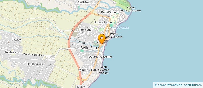 localisation de l'entreprise L'ABSOLU  CAPESTERRE-BELLE-EAU