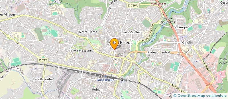 localisation de l'entreprise L'ABSOLUTE à SAINT-BRIEUC