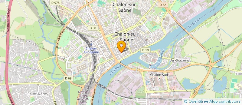 localisation de l'entreprise L'ABYGAEL à CHALON-SUR-SAONE