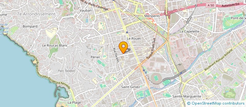 localisation de l'entreprise L'ACACIA à MARSEILLE