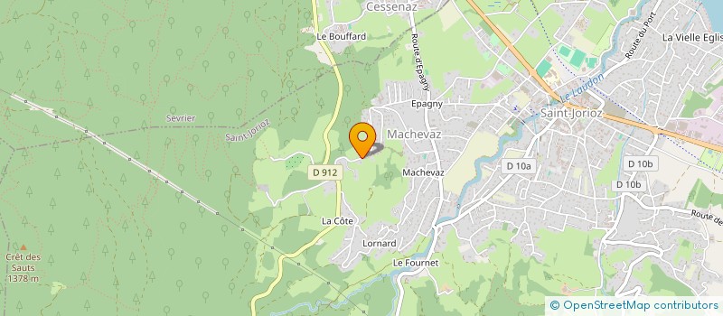localisation de l'entreprise L'ACACIA à SAINT-JORIOZ