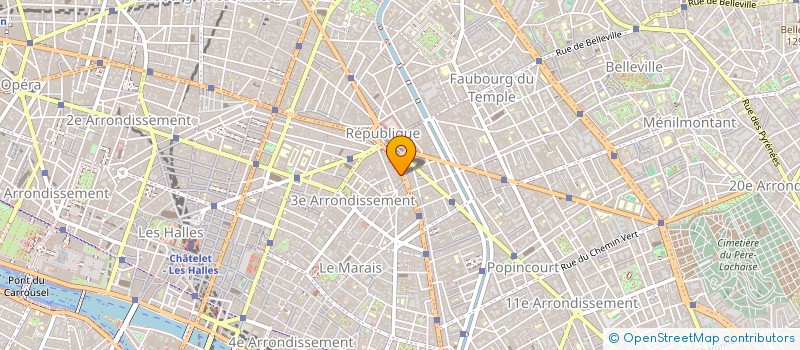 localisation de l'entreprise L ACACIA à PARIS