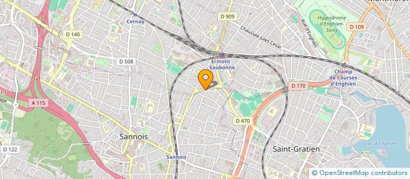 localisation de l'entreprise L ACACIA  SANNOIS