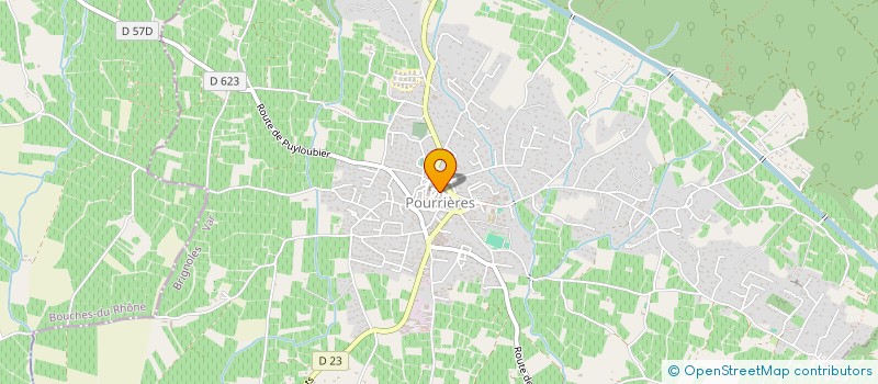 localisation de l'entreprise L'ACACIA  PEYPIN