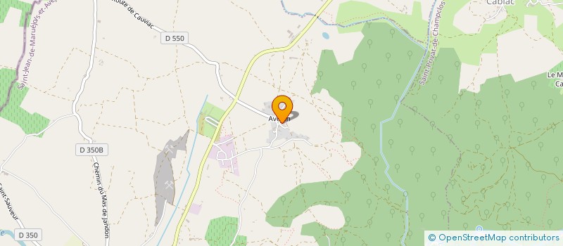 localisation de l'entreprise L'ACACIA  SAINT-JEAN-DE-MARUEJOLS-ET-AVEJAN