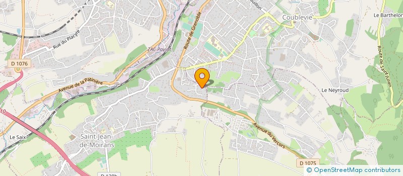 localisation de l'entreprise L'ACACIA DE SAINT JEAN  SAINT-JEAN-DE-MOIRANS