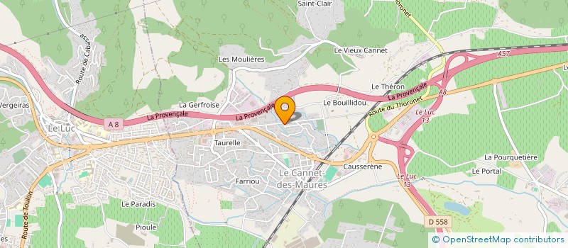 localisation de l'entreprise L ACADEMIE COLBERT à LE CANNET-DES-MAURES