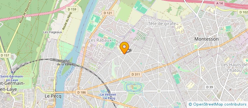 localisation de l'entreprise L'ACADEMIE D'ERUDIO  LE VESINET