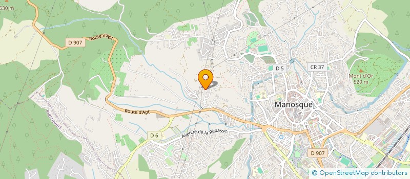 localisation de l'entreprise L'ACADEMIE DANCE CENTER à MANOSQUE