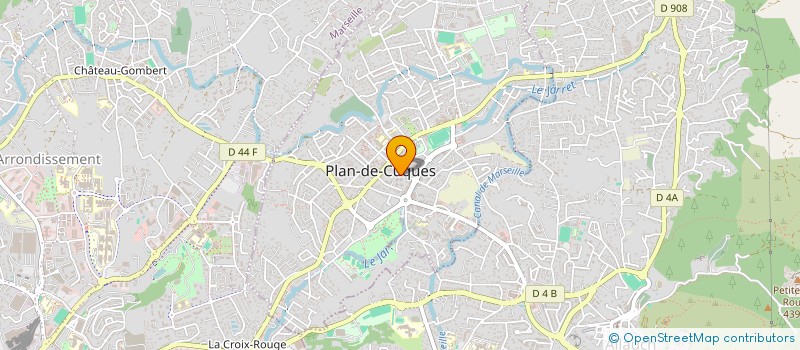 localisation de l'entreprise L'ACADEMIE DANSE & FORME à PLAN-DE-CUQUES