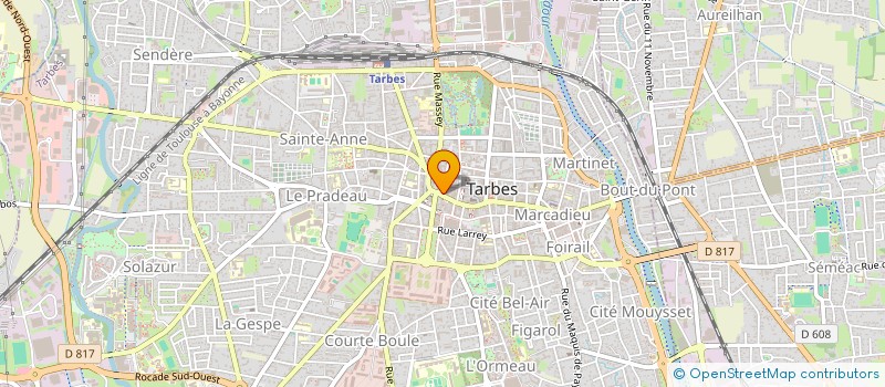 localisation de l'entreprise L'ACADEMIE DE DESSIN  TARBES