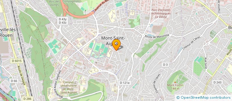 localisation de l'entreprise L'ACADEMIE DE LA CONDUITE à ROUEN