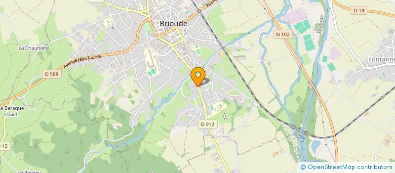 localisation de l'entreprise L'ACADEMIE DE PECHE AUVERGNATE  BRIOUDE