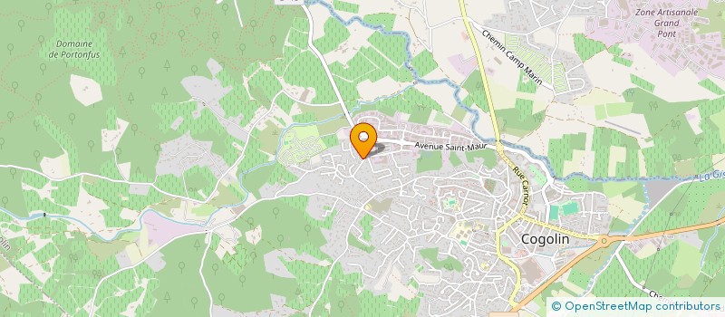 localisation de l'entreprise L'ACADEMIE DE PROVENCE à COGOLIN