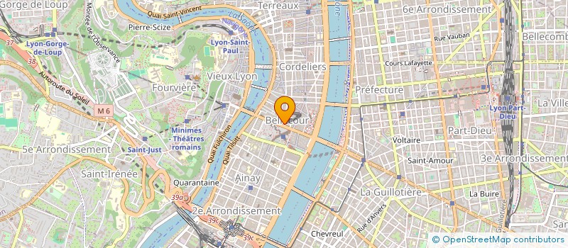 localisation de l'entreprise L'ACADEMIE DES LYONNES  LYON