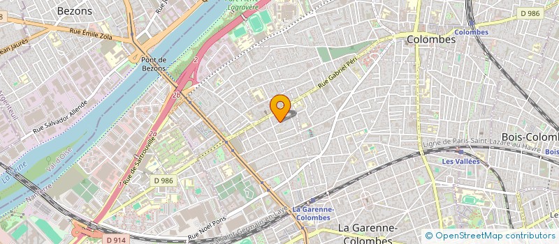 localisation de l'entreprise L' ACADEMIE DES RADIS  COLOMBES