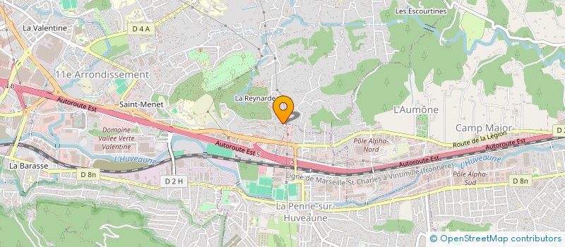 localisation de l'entreprise L'ACADEMIE DES REVES  MARSEILLE