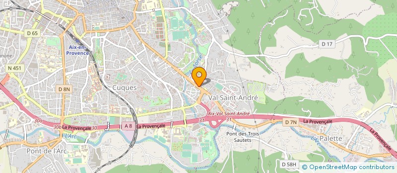 localisation de l'entreprise L'ACADEMIE DU SOURIRE à AIX-EN-PROVENCE