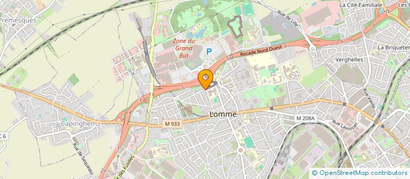 localisation de l'entreprise L'ACADEMIE DU VEGETAL  LILLE