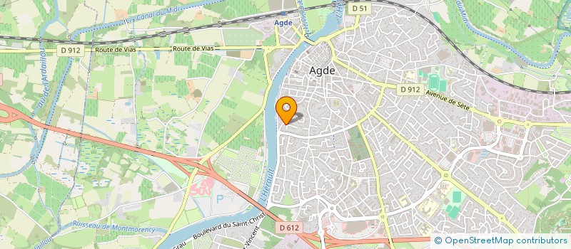 localisation de l'entreprise L'ACADEMIE DU VELO AGDE  AGDE