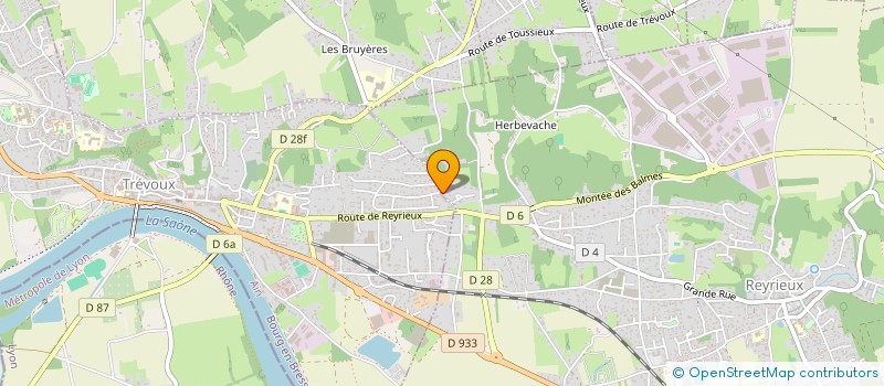 localisation de l'entreprise L'ACADEMIE NAPOLEON, SOCIETE D'HISTOIRE NAPOLEONNIENNE à REYRIEUX
