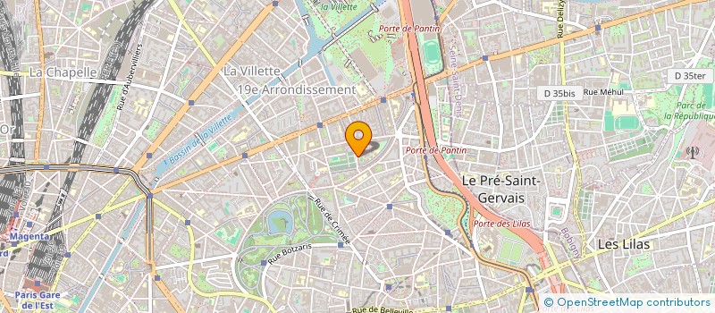 localisation de l'entreprise L'ACADEMIE POUR TOUS  PARIS 19