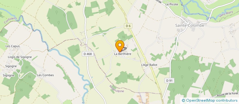localisation de l'entreprise L'ACADEMIE VERTE à VAL-DE-BONNIEURE