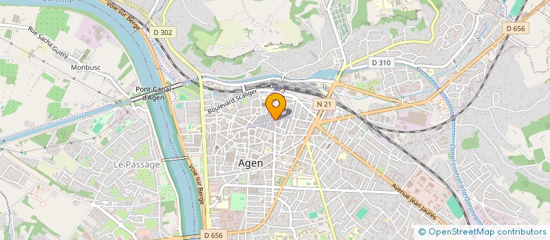 localisation de l'entreprise L'ACAJOU  AGEN