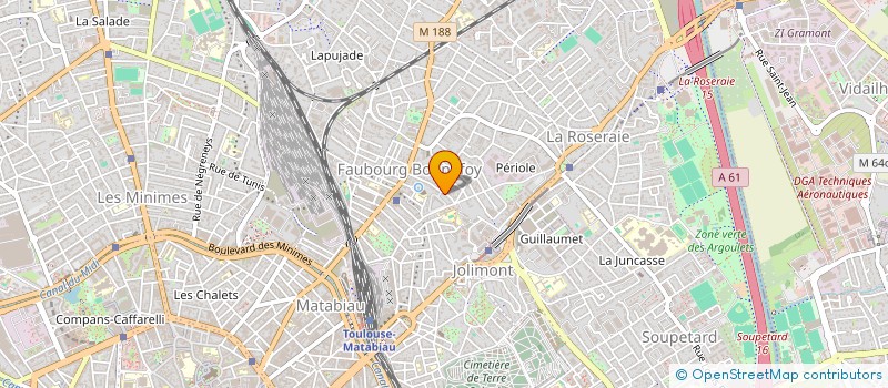 localisation de l'entreprise L'ACCES à TOULOUSE