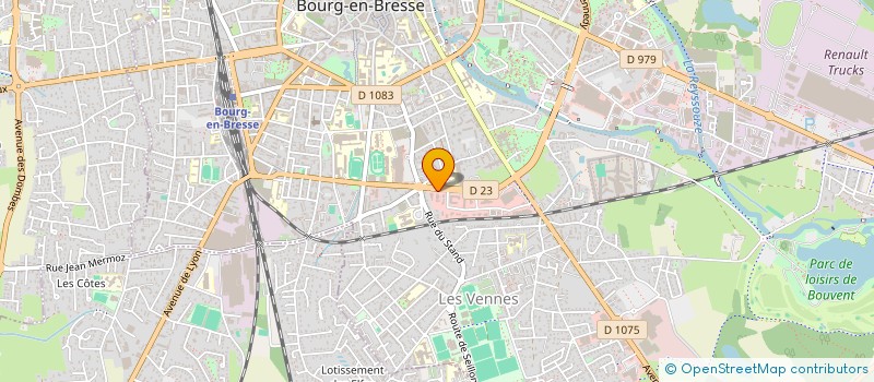 localisation de l'entreprise L'ACCESSOIRE MEDICAL MODERNE à BOURG-EN-BRESSE