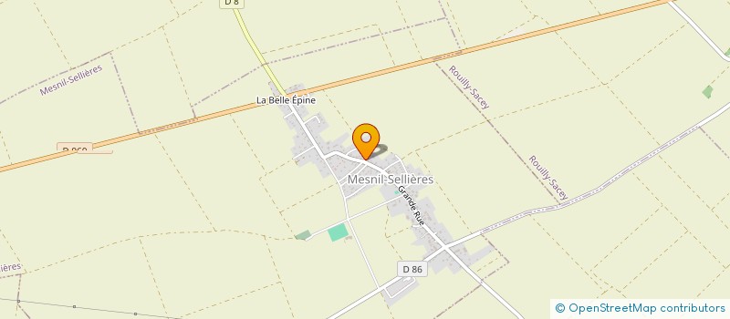 localisation de l'entreprise L'ACCIN 1876  MESNIL SELLIERES