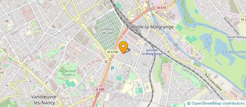 localisation de l'entreprise L'ACCOCIATION  VANDUVRE-LES-NANCY