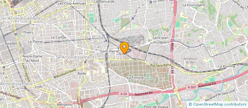 localisation de l'entreprise L'ACCOLADE DE MARSEILLE à MARSEILLE