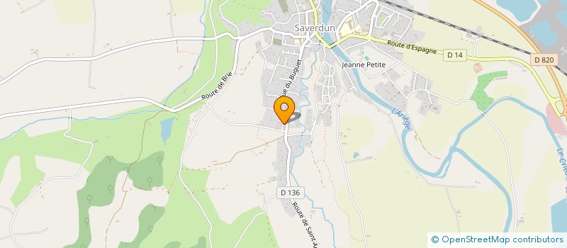 localisation de l'entreprise L'ACCORD DES MUSES à SAVERDUN
